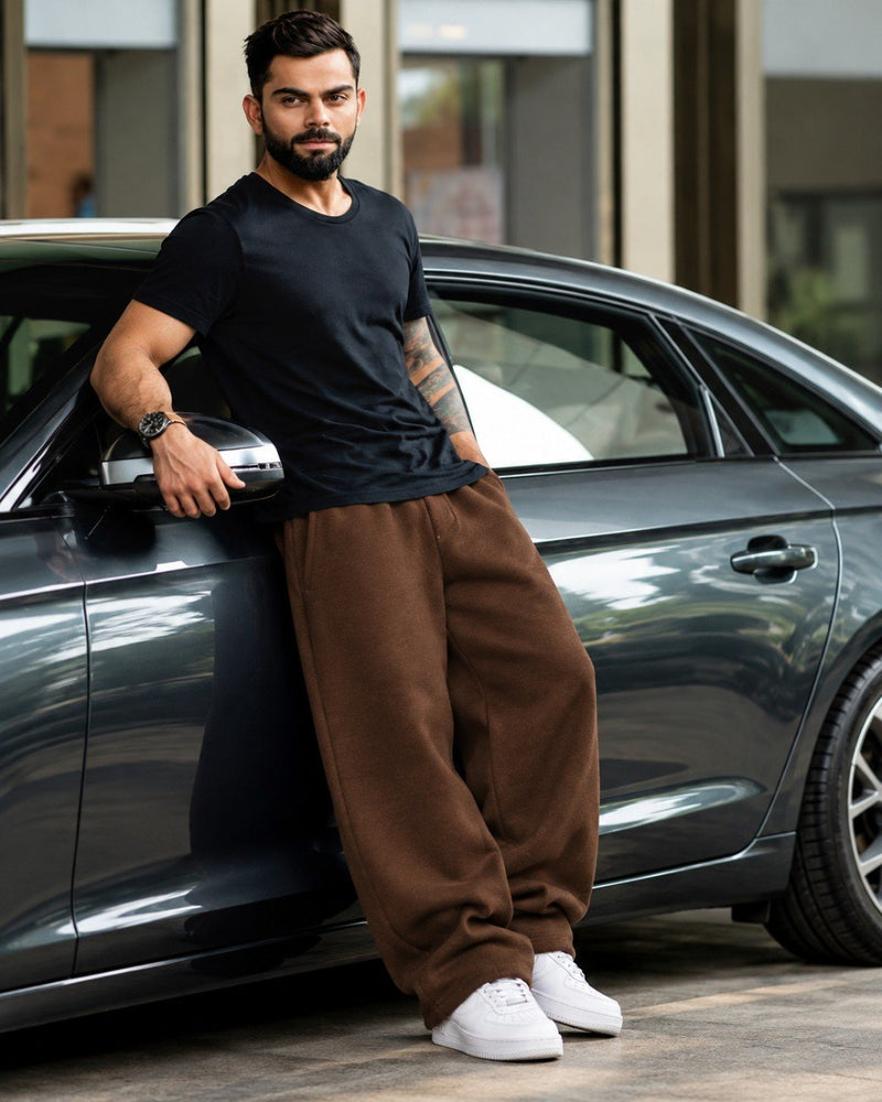 coffee cozy 350 GSM premium cotton fleece sweatpant