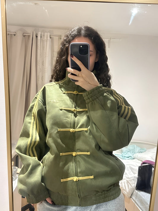 Lunar New Year Suede Track Jacket | Premium Streetwear Outerwear