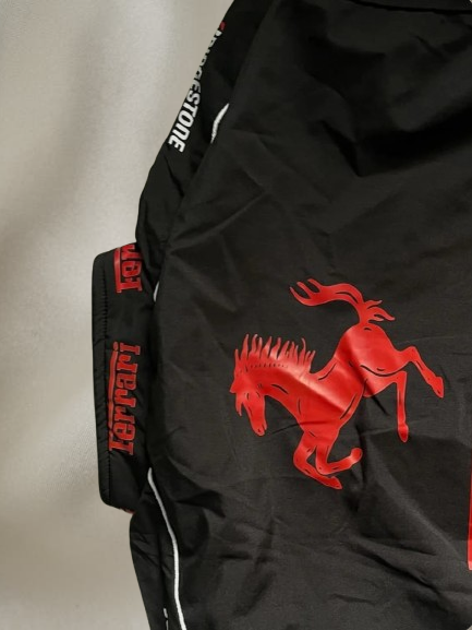 Black Ferrari F1 Unisex Racing Jacket by Exowear