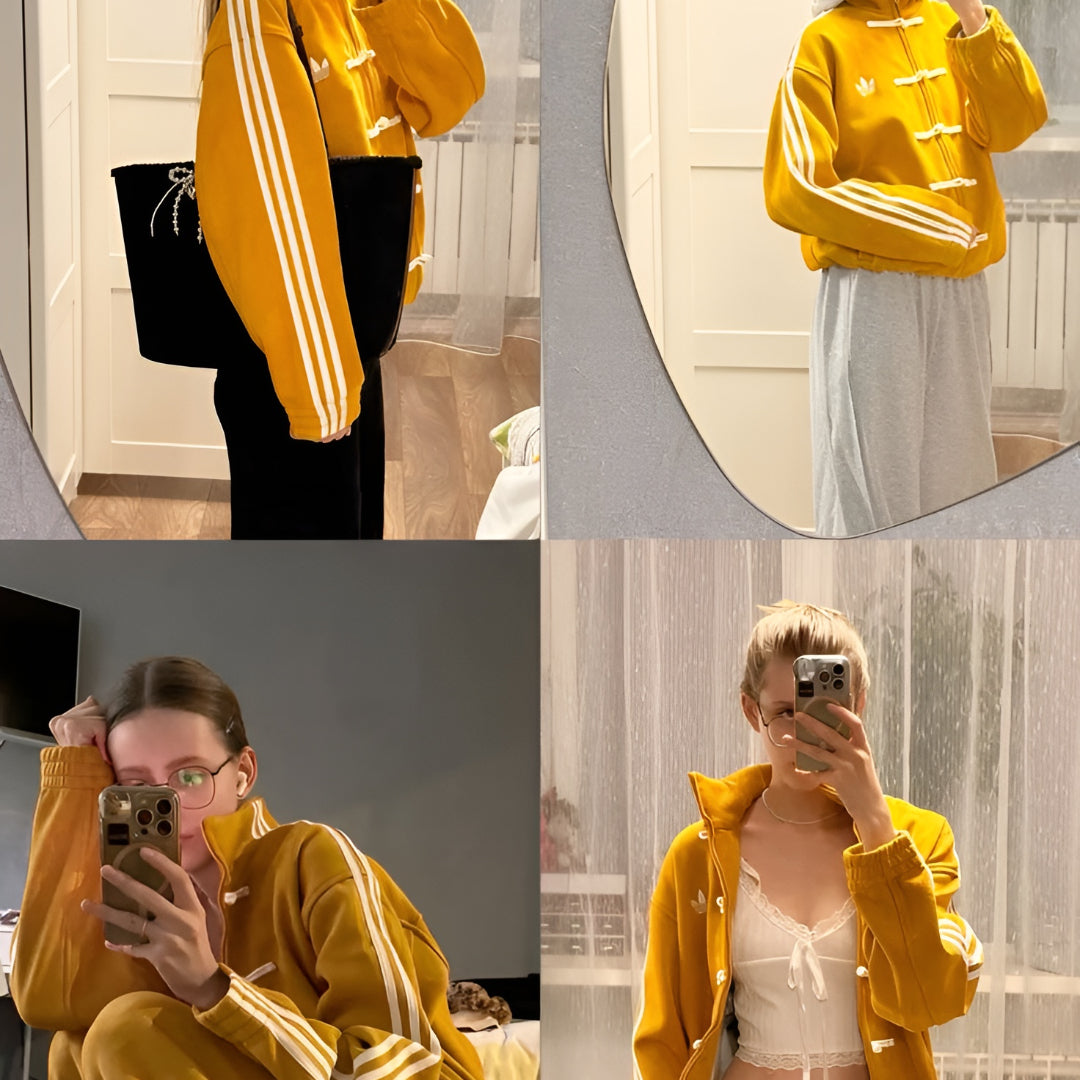 CNY Yellow Jacket for Chinese New Year – Lucky Lunar Festival Outerwear