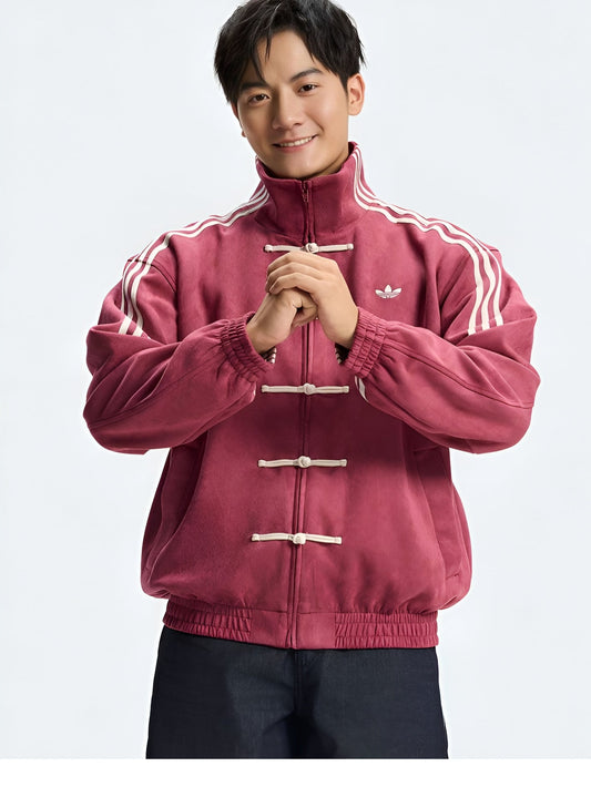 CNY Suede Track Jacket – Premium Festive Streetwear
