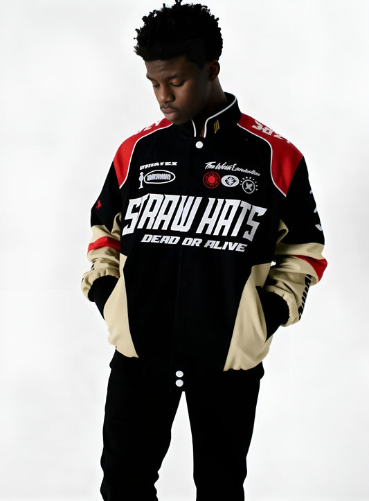 Exowear Hat Pirates Jacket – One Piece Bomber Varsity Jacket
